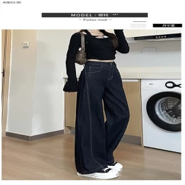 QUẦN JEAN SUÔNG VIỀN GÂN- sỉ 166k