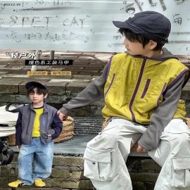 Áo khoác cardigan không tay phối màu thời trang cho bé  Elmo Baby Kids AMBB-Giá sỉ  sz 90-150 : 199k Sz 160 : 216k Sz 170 : 234k