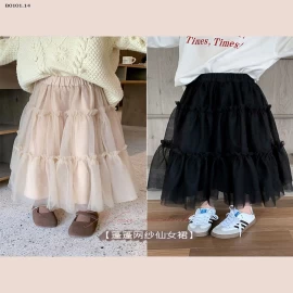 Váy công chúa nhỏ xinh xắn voan xòe cho bé nhà  AMBB-Giá sỉ  sz 90-150: 170k sz 160: 183k