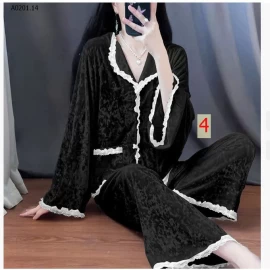 PIJAMA NHUNG KIM CƯƠNG - sỉ 265k