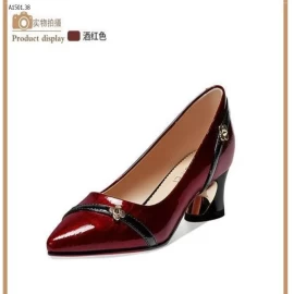 GIÀY CAO GÓT MŨI NHỌN PHỐI VIỀN - sỉ 125k