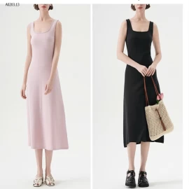 VÁY CỔ VUÔNG SÁT NÁCH CANVAUS - sỉ 289k