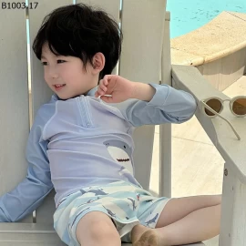 BỘ BƠI BÉ TRAI DÀI TAY- Giá sỉ 175k