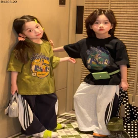 ÁO PHÔNG HỌA TIẾT HOẠT HÌNH 26090 Giá sỉ 148k