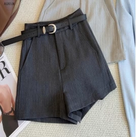  QUẦN SHORT CẠP CAO KÈM BELT ANNA - sỉ 204k