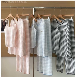 BỘ NGỦ KẺ 3 CHI TIẾT NỮ - sỉ 240k