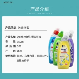 DUNG DỊCH TẨY RỬA WC DENKMIT,   - sỉ 96k