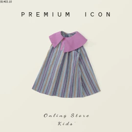 VÁY KẺ SỌC SÁT NÁCH PREMIUM ICON Giá sỉ 115k