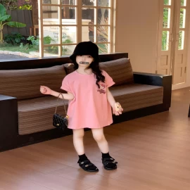 ÁO DÁNG DÀI HỒNG KITTY Giá sỉ 159k