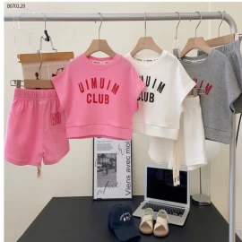 BỘ COTTON TAY HẾN IN CHỮ-Giá sỉ  sz 80-100 giá 84k  sz 110-130 giá 94k sz 140-150 giá 99k