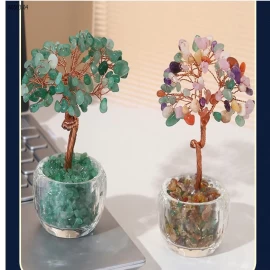 CÂY TÀI LỘC ĐÁ TỰ NHIÊN – MINI ĐỂ BÀN XINH XẮN - sỉ 120k