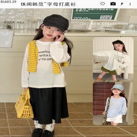 Áo lót mỏng nhẹ, thời trang mùa xuân/hè cho bé gái Elmo NHÀ AMBB giá sỉ  sz 100-150 : 108k sz 160 : 117k sz 170 : 129k
