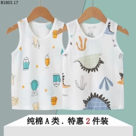 SET 2 ÁO BA LỖ CHO BÉ gia si 99k/set