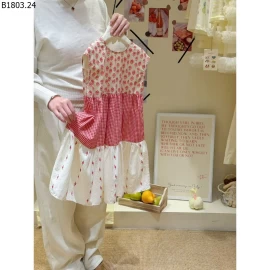 VÁY SÁT NÁCH HỌA TIẾT CHO BG sỉ 228k