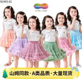 Váy tutu voan phồng cho trẻ em giá sỉ 255k