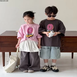 Áo thun trẻ em mùa hè 2026 giá sỉ 147k