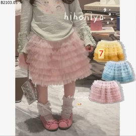 SET ÁO PHÔNG MIX CHÂN VÁY TUTU NINGLI gia si 1-4 ( áo ) --- 93k  5-7 ( váy ) --- 140k