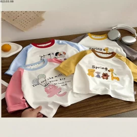 BỘ MẶC NHÀ HỌA TIẾT CHO BÉ giá sỉ  sz 80-120 : 62k sz 130-156 : 72k