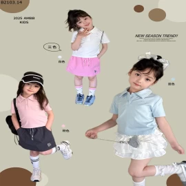 ÁO THUN POLO PHONG CÁCH HÀN QUỐC CHO BÉ GÁI giá si  sz 90-150  --- G.i.á 132k  sz 160  --- G.i.á 142k  sz 170  --- G.i.á 153k