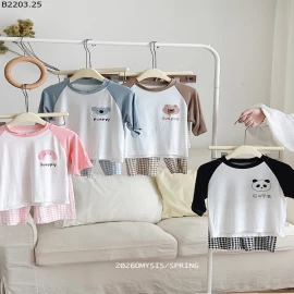 BỘ THUN DỄ THƯƠNG CHO BÉ sỉ Sz 100 - 120: 113k Sz 140 - 150: 129k 