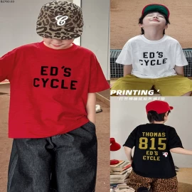 ÁO THUN XƯỚC IN CHỮ AOAOKIDS G.i.á  si 163k