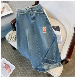 CHÂN VÁY JEAN DÁNG DÀI CÁ TÍNH - sỉ 157k