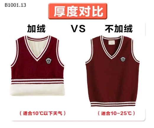 ÁO GILE LEN CHO BÉ SIZE ĐẠI -sỉ Sz 100-140 : 130k           Sz 150-180 : 145k