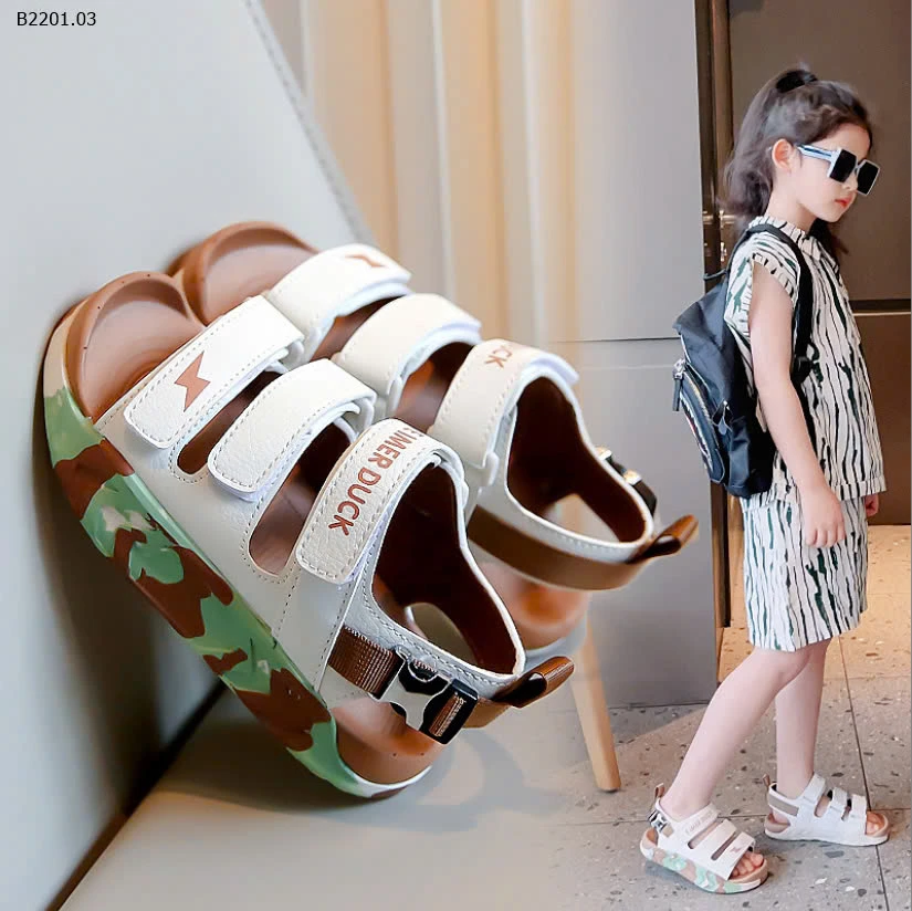 SANDAL QUAI DÁN ĐẾ BÁNH MÌ BG BT -sỉ 159k