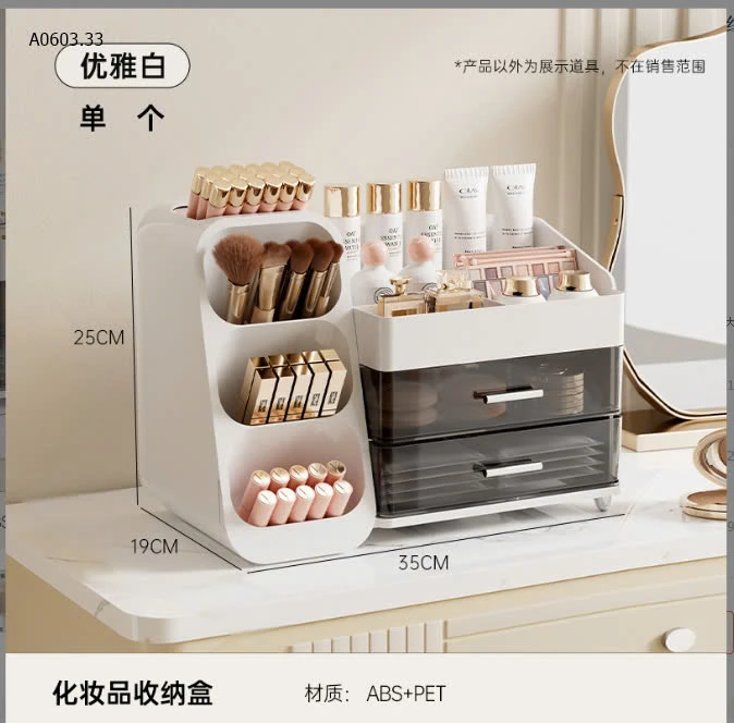 HỘP ĐỰNG MỸ PHẨM ĐỂ BÀN-sỉ 219k