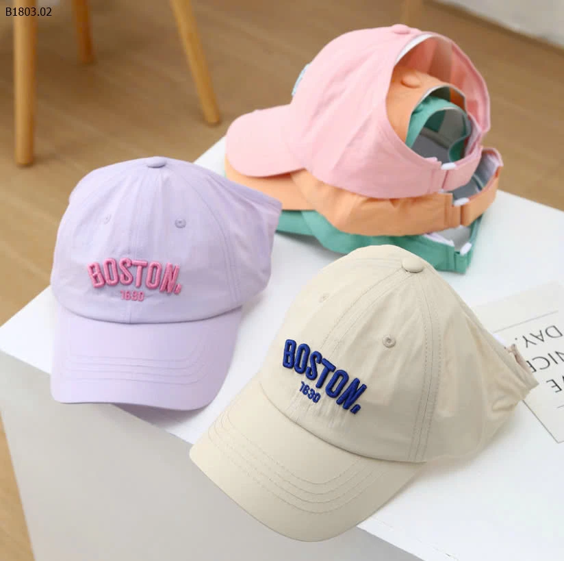 MŨ NỬA ĐẦU BOSTON CHO BÉ -sỉ 60k