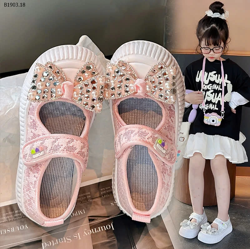 GIÀY BÚP BÊ NƠ CHO BÉ -sỉ Sz 26-30 : 128k            Sz 31-36 : 138k 