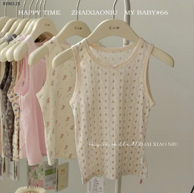 ÁO BA LỖ CHO BÉ -sỉ Sz 90-110 : 67k Sz 120-160 : 70k