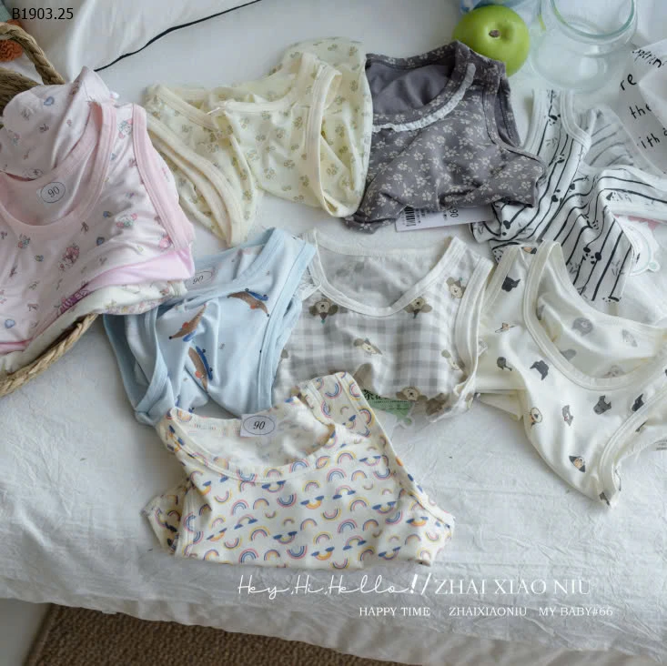 ÁO BA LỖ CHO BÉ -sỉ Sz 90-110 : 67k Sz 120-160 : 70k