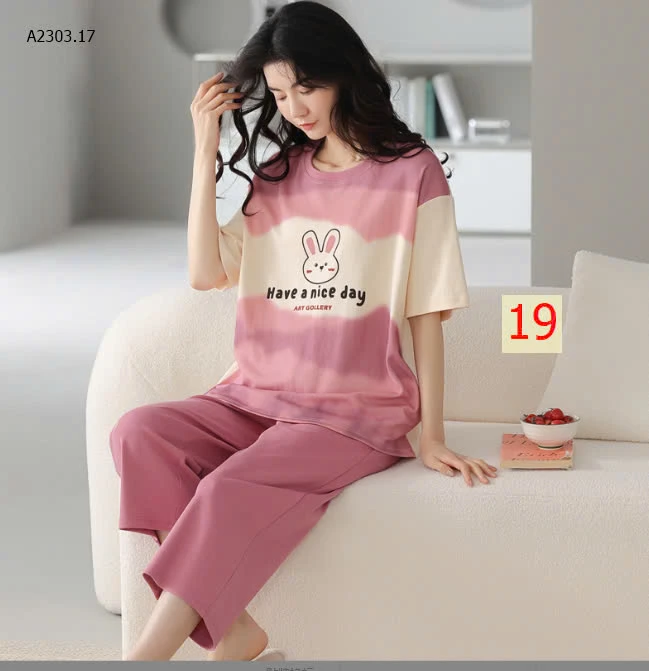BỘ COTTON LỬNG NỮ MẶC NHÀ -sỉ 165k