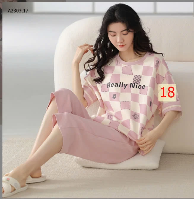 BỘ COTTON LỬNG NỮ MẶC NHÀ -sỉ 165k