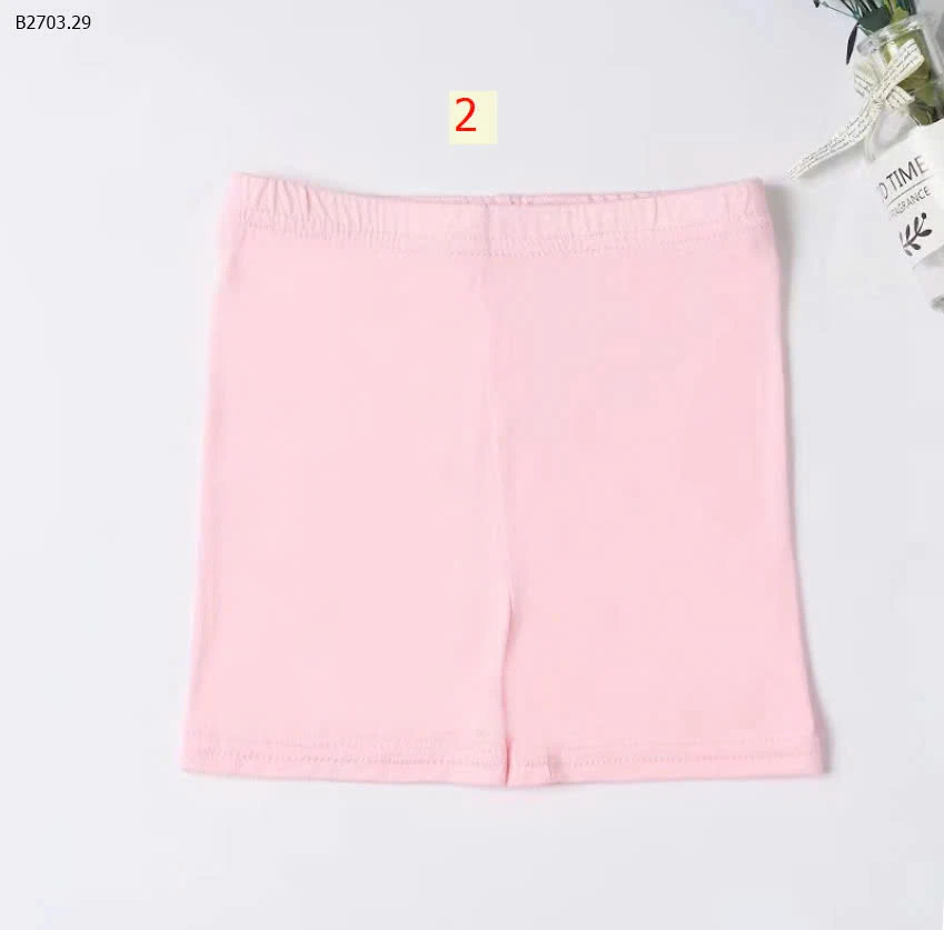 SET 5 QUẦN MẶC TRONG VÁY CHO BÉ -sỉ 110k/set 5c mix màu 
