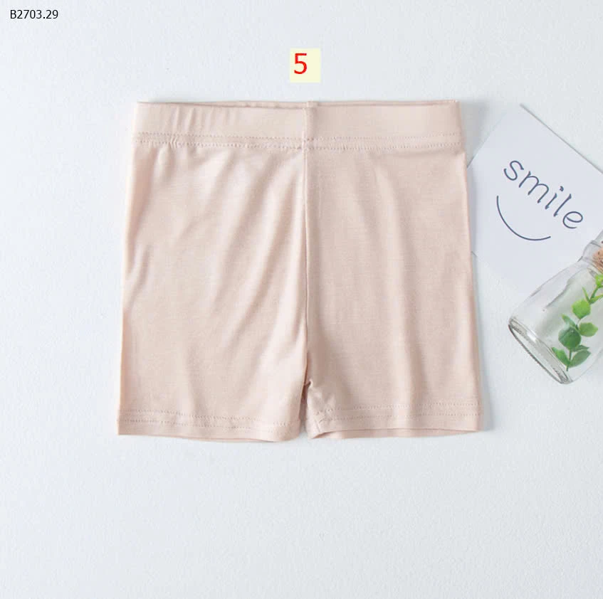 SET 5 QUẦN MẶC TRONG VÁY CHO BÉ -sỉ 110k/set 5c mix màu 