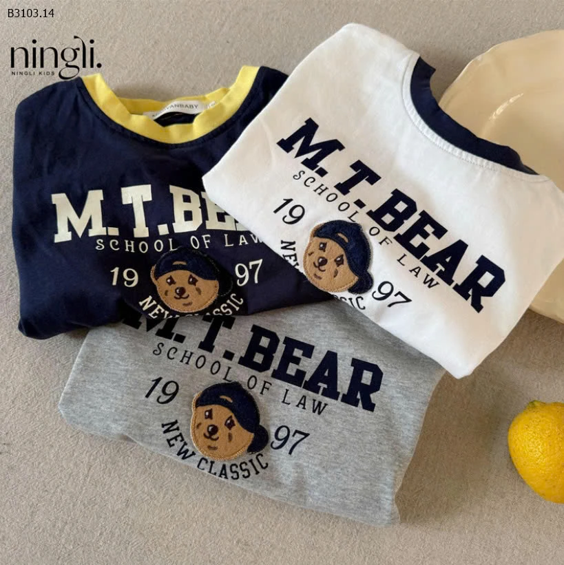 ÁO PHÔNG GẤU NHÀ NINGLI-sỉ 83k