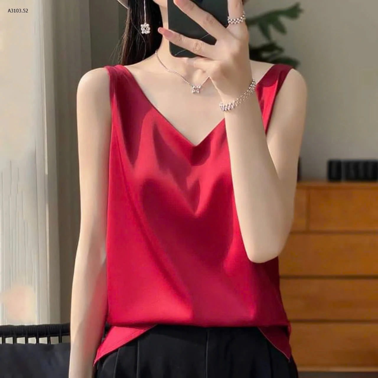 ÁO LỤA SÁT NÁCH NỮ - sỉ 136k set 2 áo chọn màu size