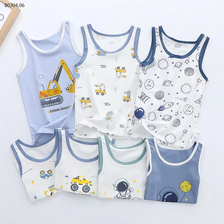 ÁO SÁT NÁCH BÉ TRAI-sỉ Sz 90-140 : 55k Sz 150-160 : 71k