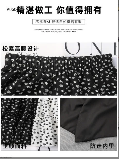 CHÂN VÁY NGẮN HOA NHÍ-sỉ 103k