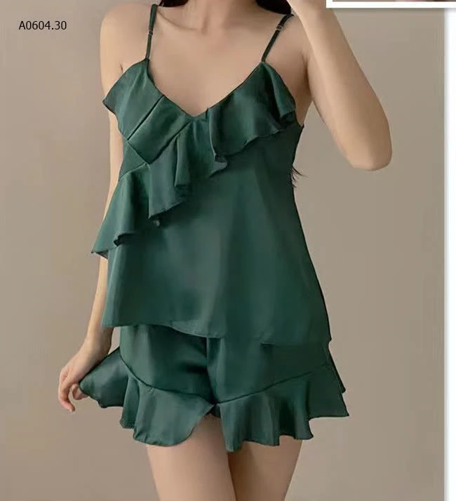 SET BỘ NGỦ LỤA HAI DÂY-sỉ 120k