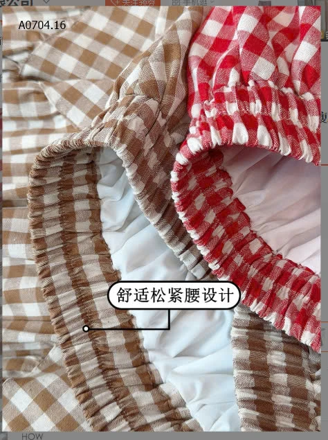 CHÂN VÁY KẺ CARO ANNA-sỉ 177k