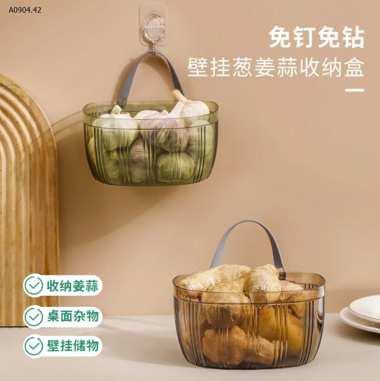SET 2 GIỎ ĐỰNG HÀNH TỎI-sỉ 60k/set 2c mix màu