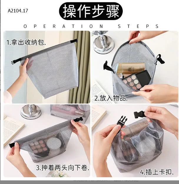 TÚI PVC CHỐNG NƯỚC -sỉ 60kset 2c mix màu