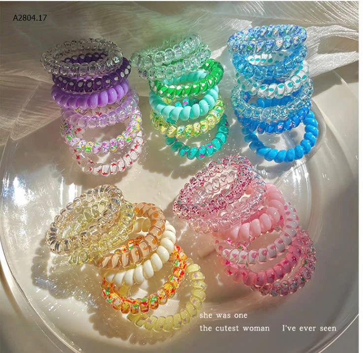 SET 6 DÂY BUỘC TÓC CHO NỮ -sỉ 28k/set 6c 