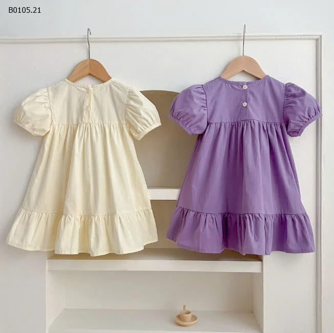 VÁY BABYDOLL CỔ HOA CHO BÉ GĂI-sỉ 154k