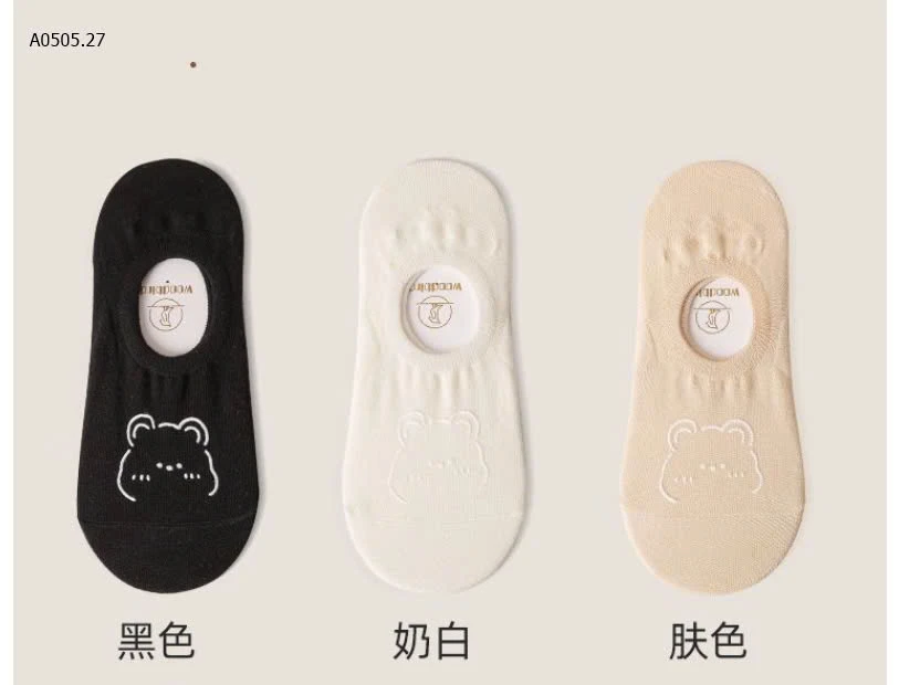 SET 10 ĐÔI TẤT HÈ-sỉ 55k/set 10 đôi mix màu