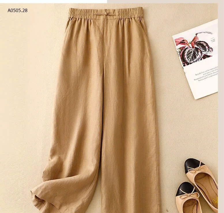 Quần suông cotton line xuất Nhật -sỉ 140k