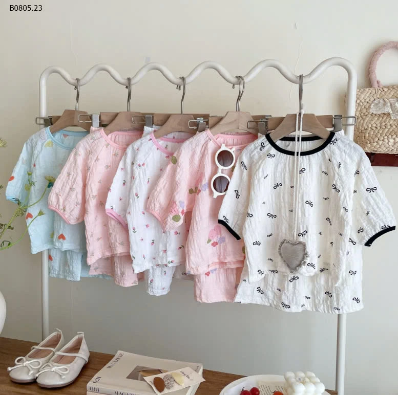 BỘ MẶC NHÀ LỬNG BÉ GÁI-sỉ 90k